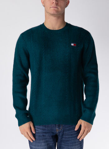 MAGLIONE IN MAGLIA INTRECCIATA, CWG BOSCO, small