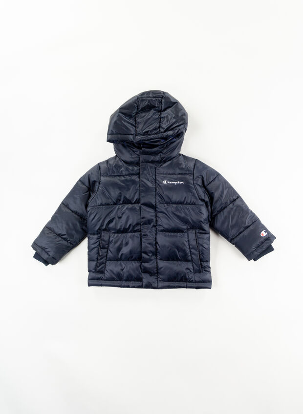 GIUBBOTTO CON CAPPUCCIO INFANT, BS501 NVY, large