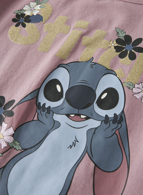 T-SHIRT STITCH BAMBINA, LILAS PINK, medium