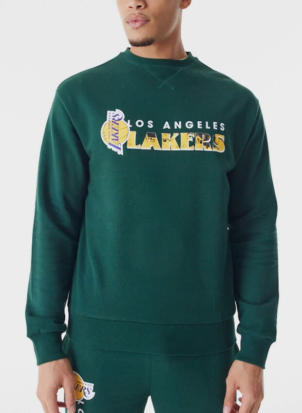FELPA LA LAKERS NBA, GREEN, large