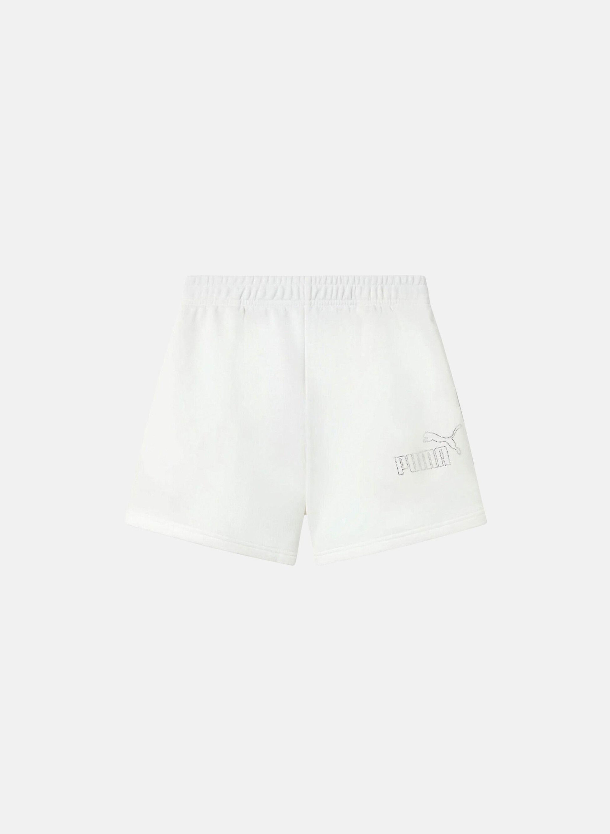 Short Rhinestone Logo Con Strass Ragazza