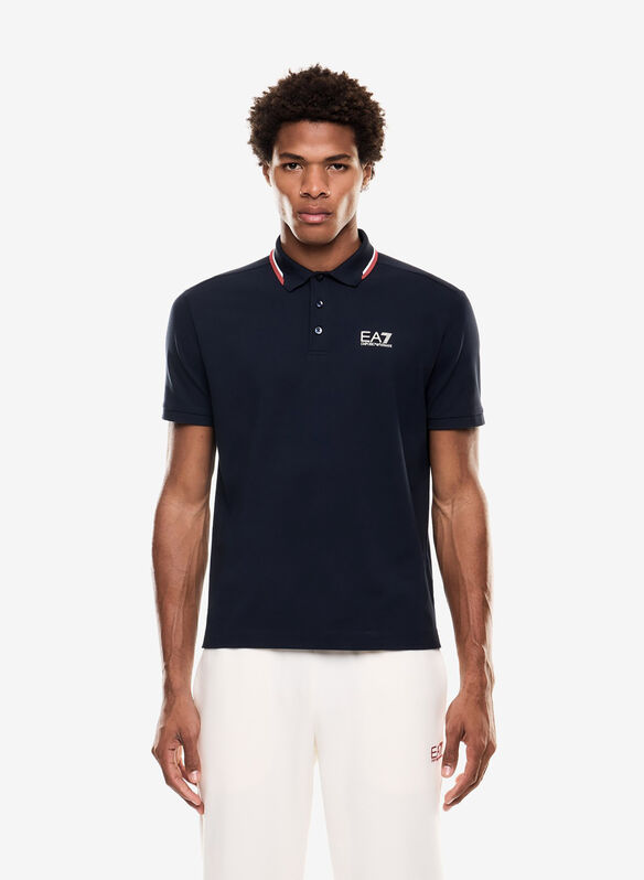 POLO PIQUET, UB102 NVY, medium