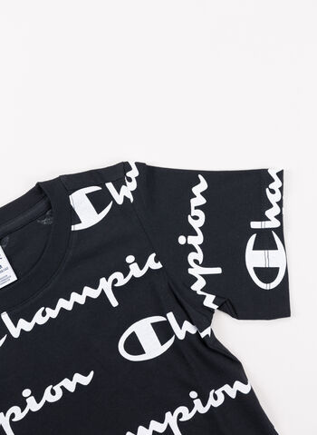 T-SHIRT ALL OVER RAGAZZA, KL001BLK, small