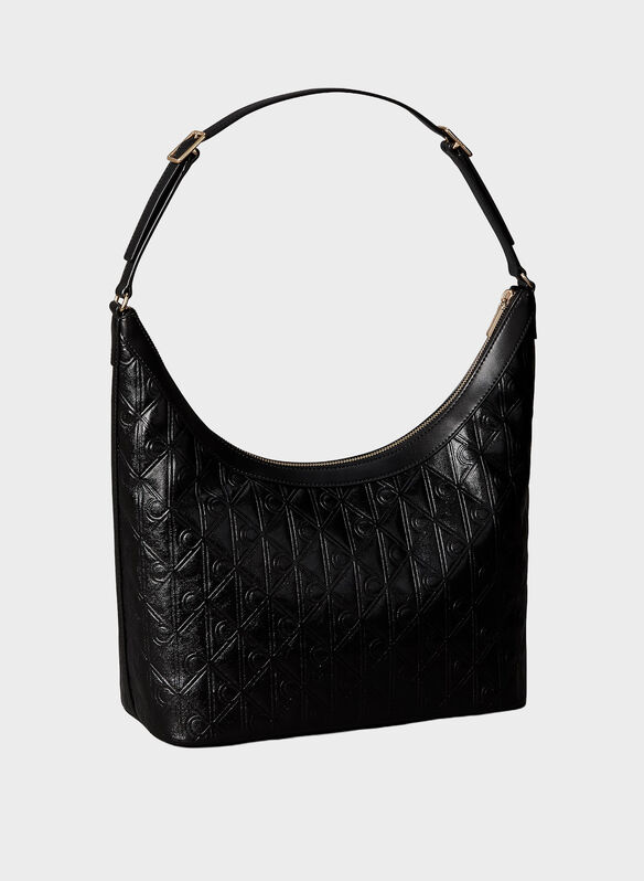 BORSA EMBLEM LOGATA, UB1 BLK, medium