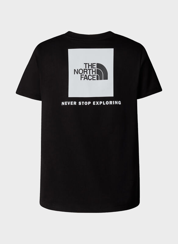 T-SHIRT BOX LOGO POSTERIORE RAGAZZO, - BLK, medium