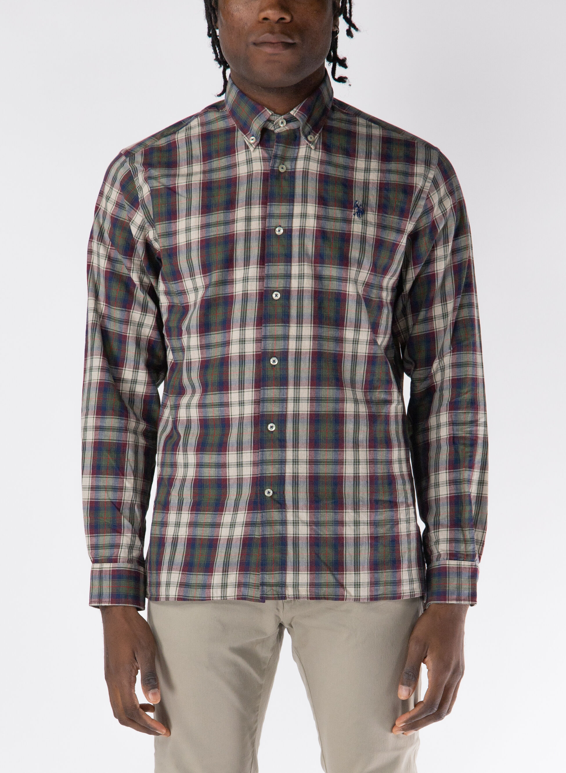 U.S. POLO ASSN. CAMICIA A QUADRI