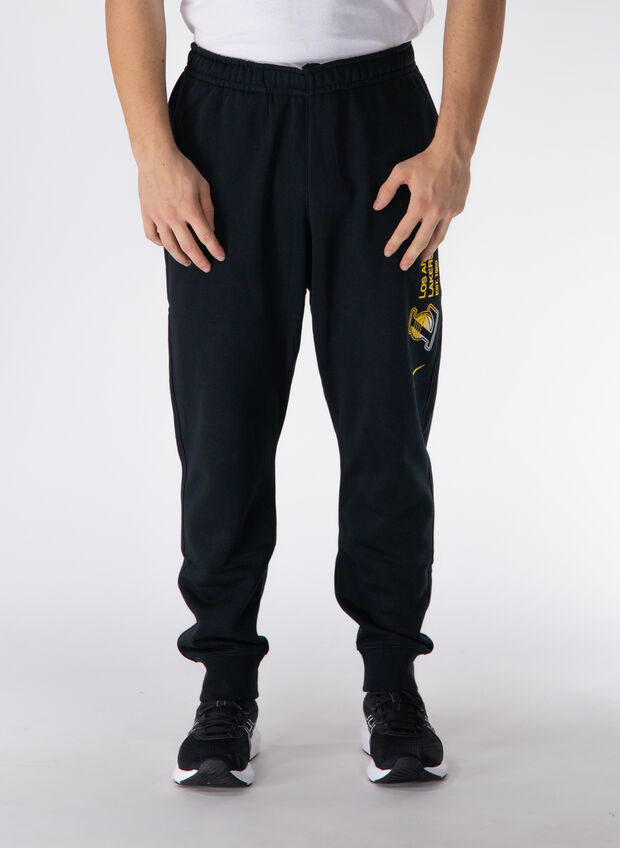 PANTALONE LOS ANGELES LAKERS CLUB COURTSIDE, 010 BLK, large