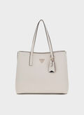 BORSA MERIDIAN CON LOGO SHOPPER, IVO AVORIO, thumb