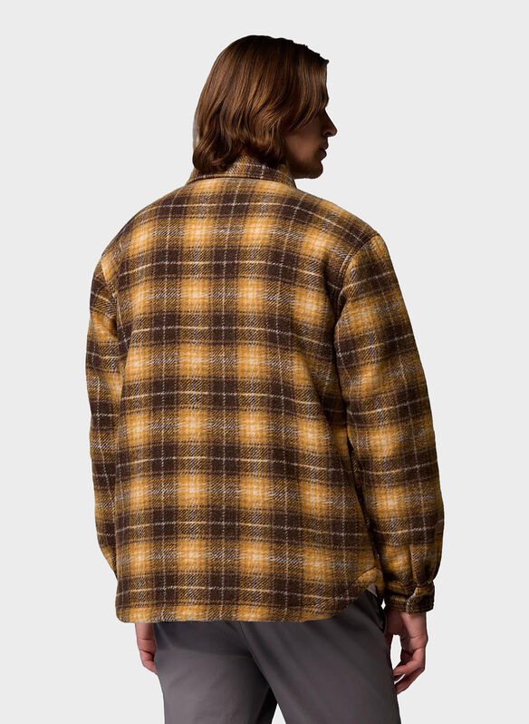 GIACCA CAMICIA HUNTER ARCH INTERNO PILE, 256 TABACCO, medium