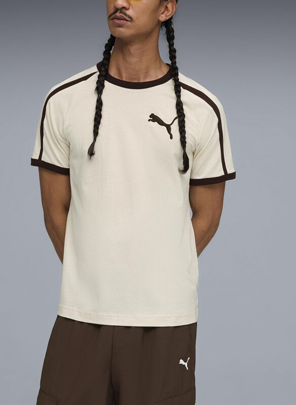 T-SHIRT T7 BIG CAT, 87 ALPINE SNOW, medium