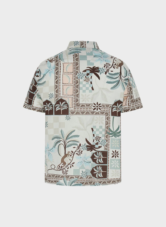 CAMICIA TROPICAL PRINT, PMIZ FANTASIA, medium