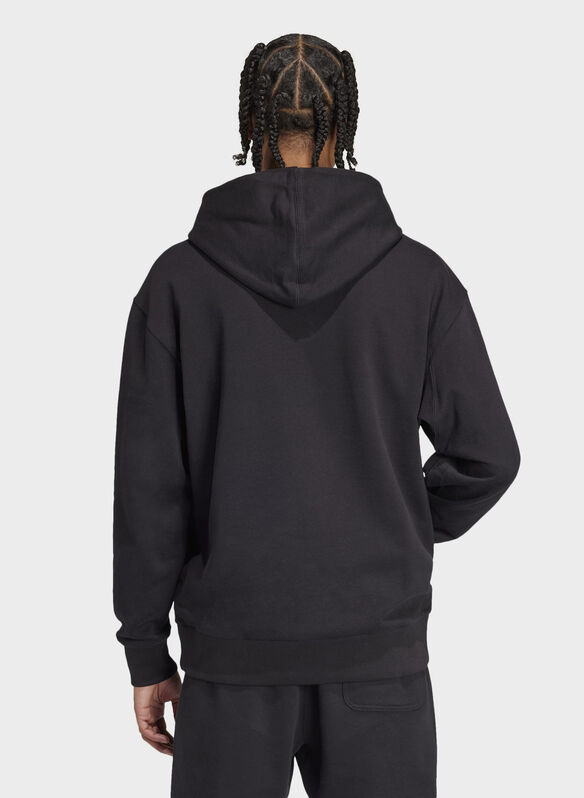 FELPA CON CAPPUCCIO ALL SZN FRENCH TERRY, - BLK, medium