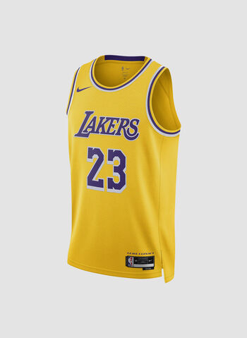 CANOTTA NBA LA LAKERS LEBRON JAMES, 733 AMARILLO, small