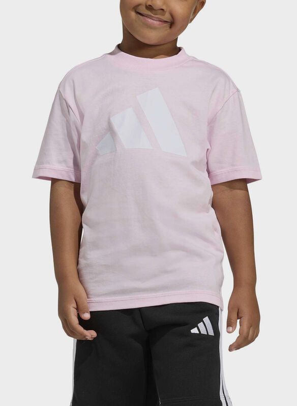 T-SHIRT BIG LOGO BAMBINA, - PINK, medium