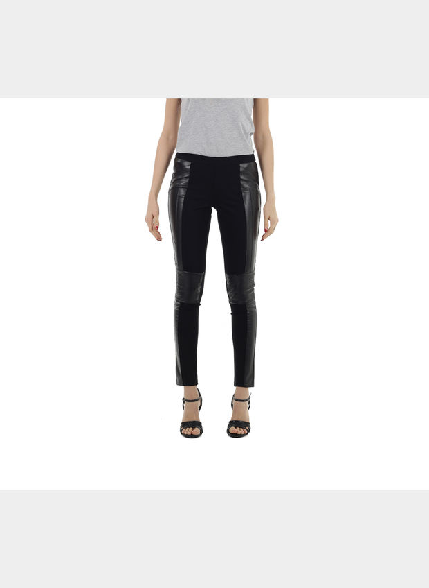 LEGGINS INSERTO ECOPELLE , , large