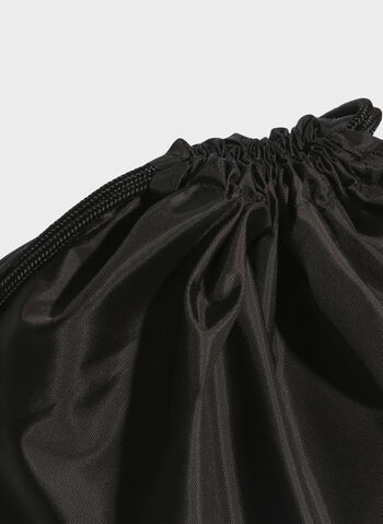 GYM SACK LINEAR UNISEX, BLK, small