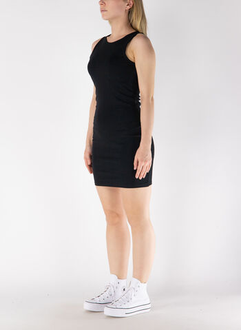 ABITO CORTO IN COTONE, NERO, small