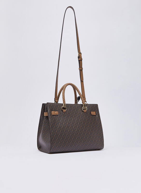 BORSA MANH M SATCHEL LOGATA, 81140 MORO, medium