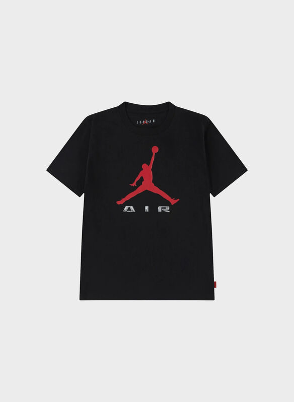 T-SHIRT JORDAN LOGO RAGAZZO, 023 BLK, medium