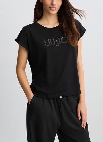 T-SHIRT LOGO, W9415 BLK, small