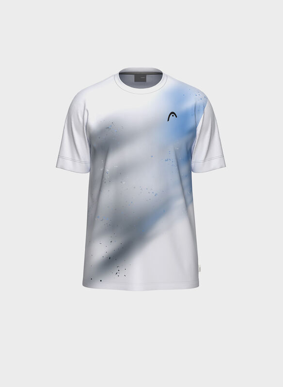 MAGLIA TOP SPIN PADEL-TENNIS, NVXV WHTBLUE, medium