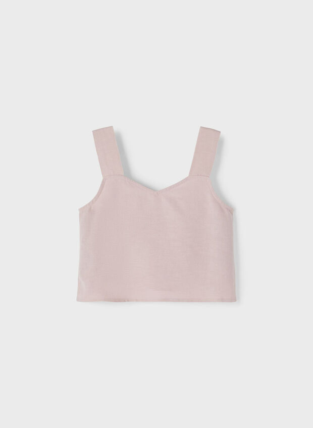 TOP FAFONA CROPPED RAGAZZA, VIOLET ICE, large