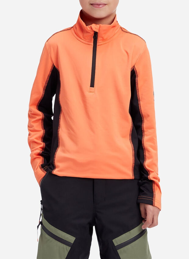 FELPA HERO RAGAZZO, 910 ORANGE, large
