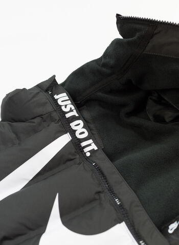 GIUBBOTTO SWOOSH BAMBINO, 023 BLK, small