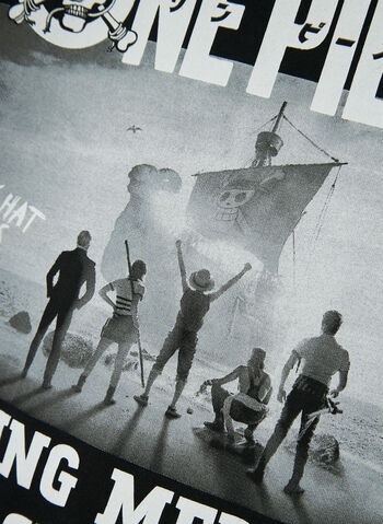 T-SHIRT MANS ONEPIECE RAGAZZO, BLACK, small