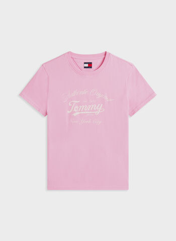T-SHIRT ESSENTIAL CON LOGO, U06 PINK, small