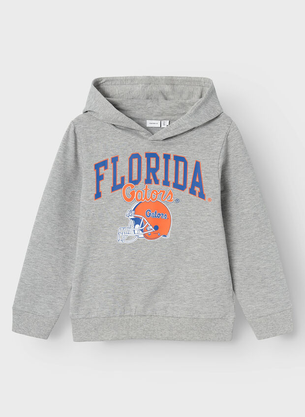 FELPA HOODIE FLORIDA RAGAZZO, GREY MELANGE, large