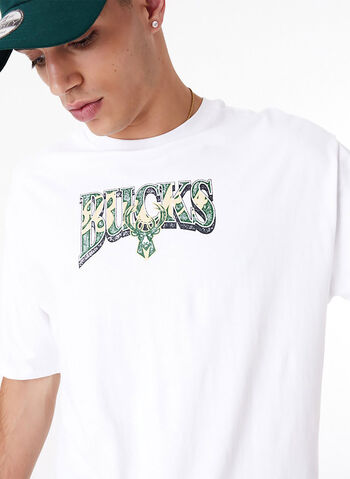 T-SHIRT MILWAUKEE BUCKS NBA CHAMPIONSHIP, WHT, small