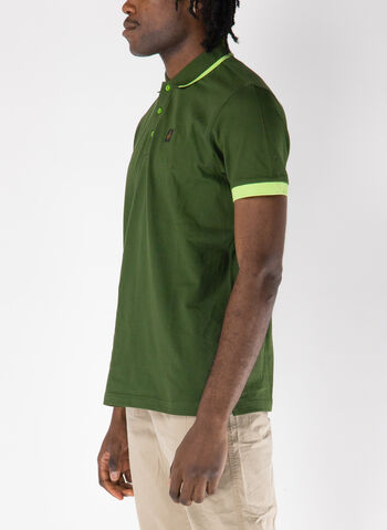 POLO A MANICA CORTA NRAY CON BORDINO IN PIQUET, , small