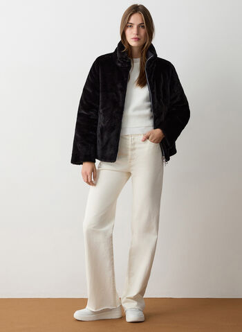 PIUMINO REVERSIBILE A COLLO ALTO, 99 BLK, small