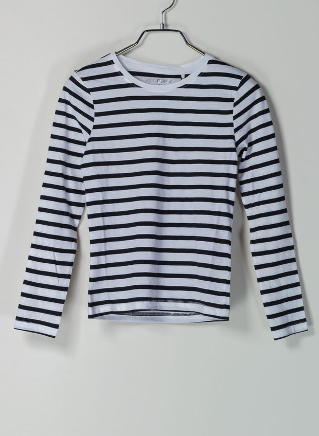 T-SHIRT NOOS RIGATA RAGAZZA, , large