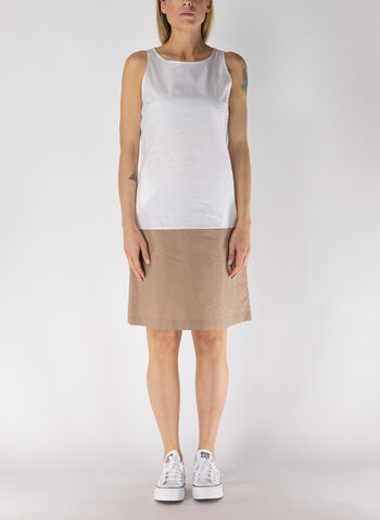 ABITO BICOLORE, 001 WHTCAMMELLO, small