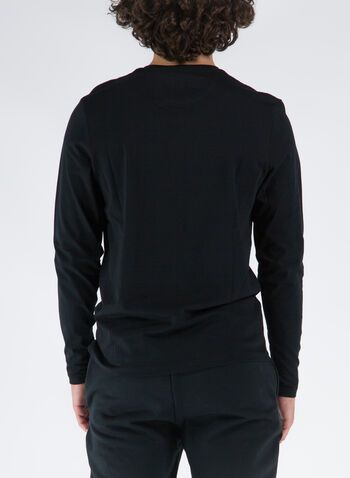 T-SHIRT MANICA LUNGA, Z865 BLK, small