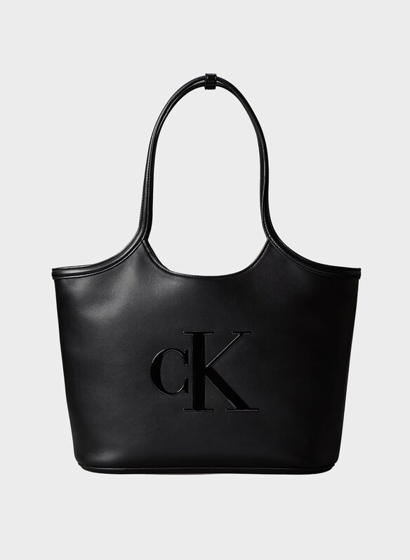 BORSA SHOPPER BOLD CK, UB1 BLK, medium