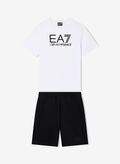 COMPLETINO T-SHIRT+SHORT VISIBILITY, M0003 WHTBLK, thumb