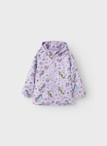 GIUBBOTTO MAXI UNICORN BAMBINA, ORCHID BLOOM ORCHIDEA, small