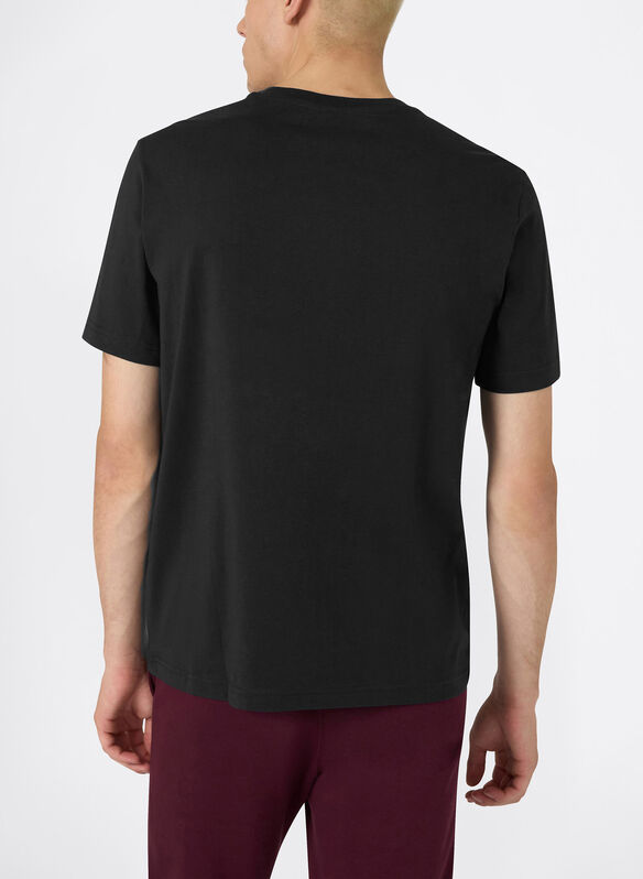 T-SHIRT ICONS TONAL MICRO LOGO, KK001 BLK, medium