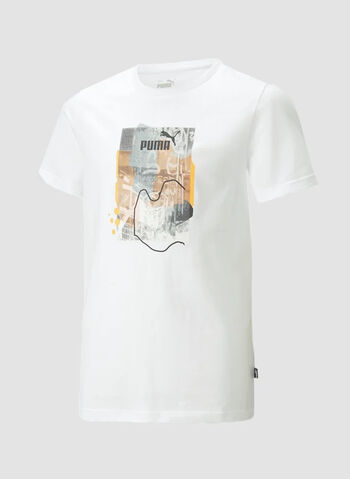 T-SHIRT ESS STREET GRAPHIC RAGAZZO, 02 WHT, small