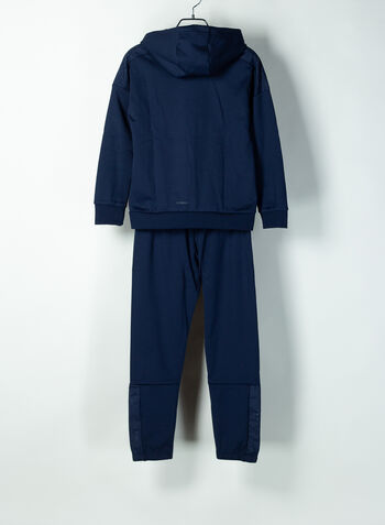 TUTA TECH FULL ZIP RAGAZZO, NVYGREEN, small