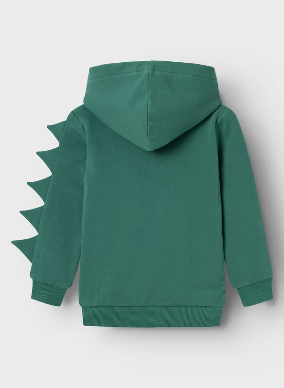 FELPA HOODIE KARLO BAMBINO, ANTIQUE GREEN BOTTIGLIA, medium