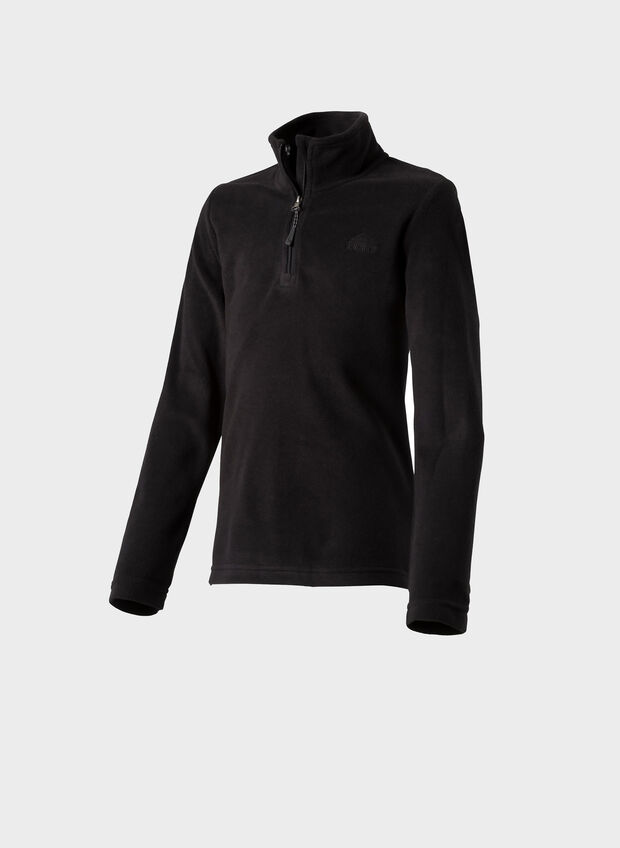 FELPA AMARILLO IN PILE 1/2 ZIP JUNIOR, , large