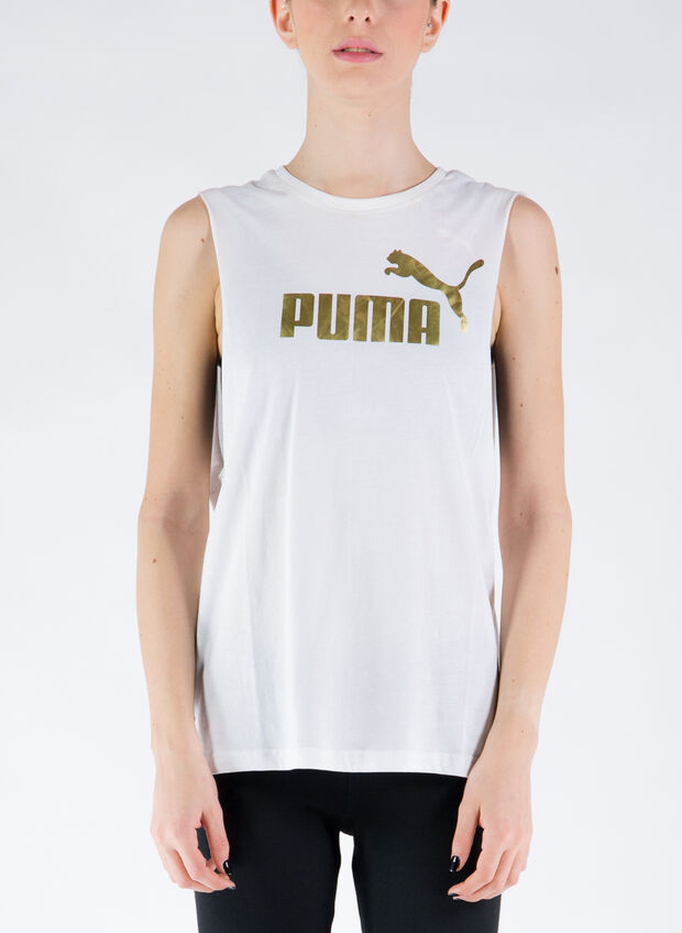 CANOTTA CUT OFF METALLIC TANK, 02WHTGOLD, large