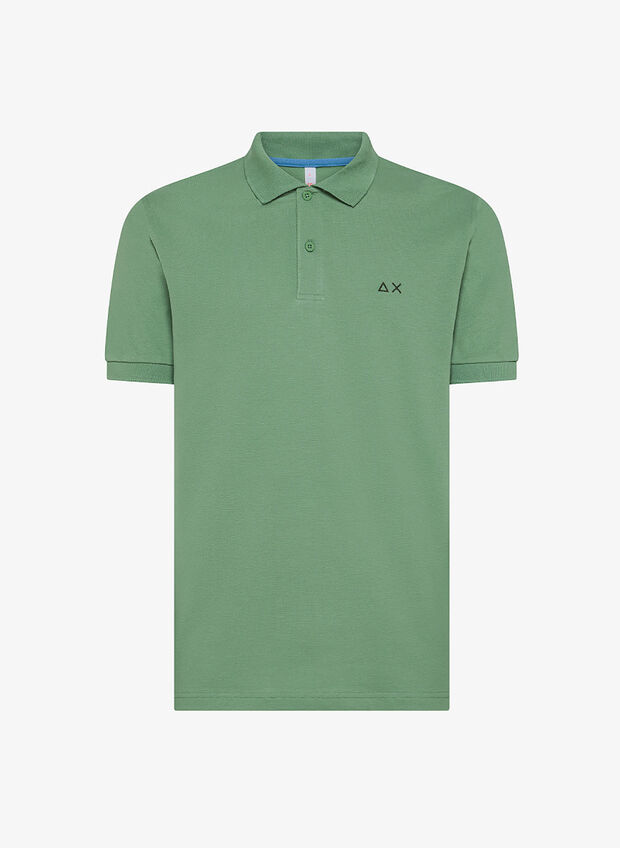 POLO PIQUET MICRO LOGO, 84 SALVIA, large