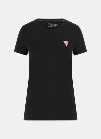 T-SHIRT MICRO LOGO LATO CUORE, JBLK BLK, small