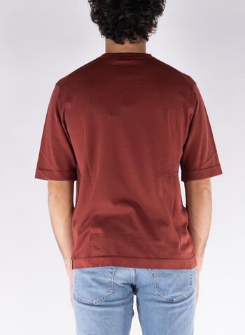 T-SHIRT GIROCOLLO COMBE, WNG BROWNFIRE, small