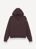 FELPA COTTON HOODIE, 790 COFFEE, thumb